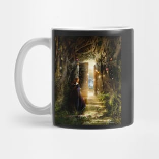 "A Knock at the Door" - Illustration Mug